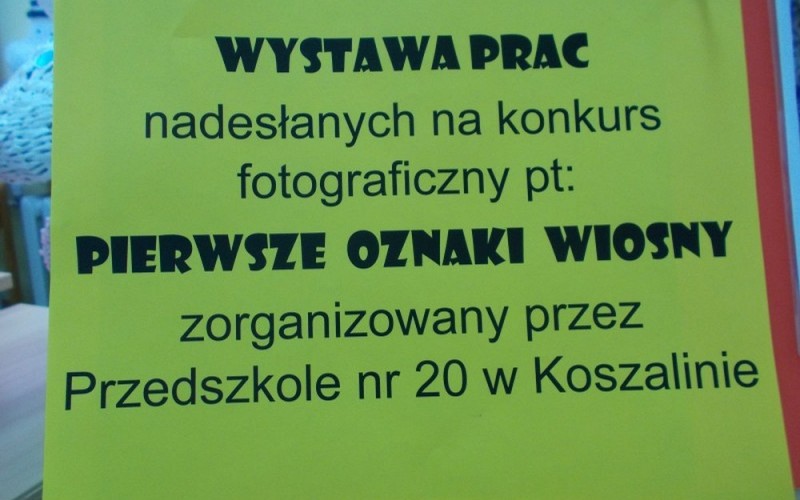 „Pierwsze oznaki wiosny” - Wystawa fotograficzna