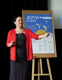 Język w akcji - Dzień II, spotkania z Krystyną Maksymowicz, Henrykiem Sawką i Michałem Ogórkiem