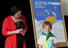 Język w akcji - Dzień II, spotkania z Krystyną Maksymowicz, Henrykiem Sawką i Michałem Ogórkiem