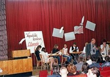 Uczestnicy konkursu „Literacki Start”