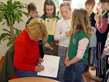 Spotkanie autorskie z Kaliną Jerzykowską na Filii nr 6