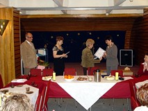 Uroczystość pożegnania pani Reginy Bogackiej, zastępcy dyrektora KBP