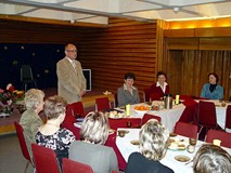 Uroczystość pożegnania pani Reginy Bogackiej, zastępcy dyrektora KBP