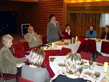 Uroczystość pożegnania pani Reginy Bogackiej, zastępcy dyrektora KBP