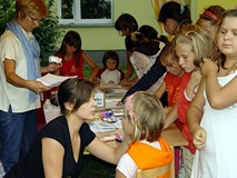 Festyn na zakończenie Wakacji w Bibliotece w ogrodzie Filii Nr 9
