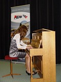 Koncert chopinowski dla niepełnosprawnych w bibliotece
