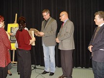 Artur Andrus w czasie Nocy w bibliotece