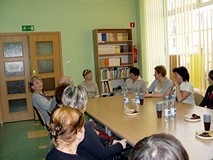 Izabela Sowa w Dyskusyjnym Klubie Książki w Koszalinie