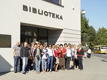 Koszalińscy bibliotekarze w czasie wyjazdu studyjnego do bibliotek śląskich