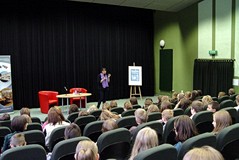 Joanna Fabicka w Koszalińskiej Bibliotece Publicznej