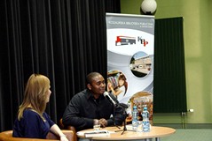 Spotkanie z Iykiem Nnaka w czasie „Żywej Biblioteki”