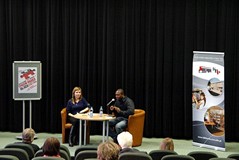 Spotkanie z Iykiem Nnaka w czasie „Żywej Biblioteki”