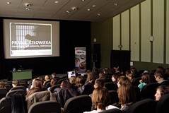 Wykład o prawach człowieka w czasie „Żywej Biblioteki”