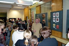 Jarosław Kret w czasie NOCY W BIBLIOTECE