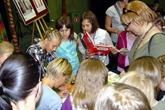 Spotkanie Elizy Piotrowskiej z przedszkolakami w KBP