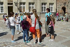 Uczestnicy zajęć „Wakacji w Bibliotece” w Świdwinie