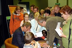 Spotkanie z polarnikiem Markiem Kamińskim w Koszalińskiej Bibliotece Publicznej