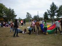 Wycieczka kolejką najaktywniejszych czytelników powiatu koszalińskiego