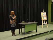 Barbara Kosmowska w Koszalińskiej Bibliotece Publicznej