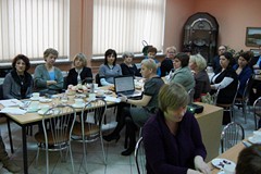 Podsumowanie pracy bibliotek powiatu koszalińskiego za 2012 r. w Gminnej Bibliotece Publicznej w Będ