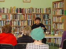 Krzysztof Kotowski w Koszalińskiej Bibliotece Publicznej