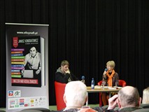 Promocja książki Rafała Podrazy w Koszalińskiej Bibliotece Publicznej