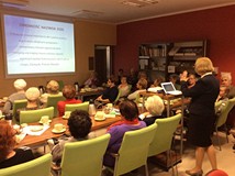 Lidia Sudakiewicz o etymologii nazwisk w polanowskiej bibliotece