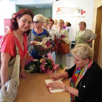 Hanna Bakuła w Koszalińskiej Bibliotece Publicznej