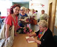 Hanna Bakuła w Koszalińskiej Bibliotece Publicznej