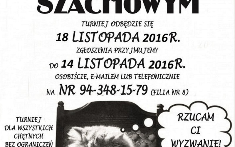TURNIEJ SZACHOWY