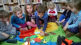 Jesienna przygoda prosiaczka