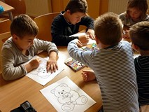 Na urodzinach pluszowego przyjaciela