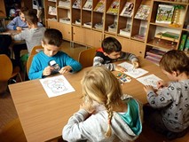 Na urodzinach pluszowego przyjaciela