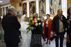 Wystawa tkanin artystycznych Jadwigi Grobelnej