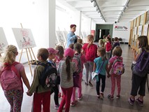 Wystawa rysunków Henryka Sawki w Galerii REGION Koszalińskiej Biblioteki Publicznej