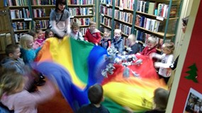 Przedszkolaki i burza śnieżna