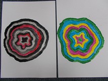 praca dziecka obrazująca dobre i złe emocje