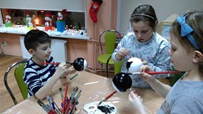 Zajęcia plastyczne - pingwinki