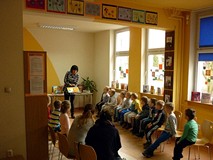 Początek spotkania - powitanie i prezentacja książek