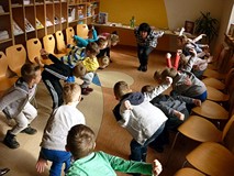 Zabawy na koniec spotkania - LOT KAMILA STOCHA