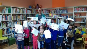 Pamiątkowe zdjęcie z Przemysławem Wechterowiczem