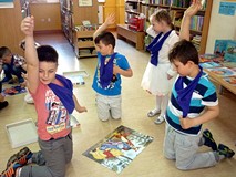 Puzzle z Kubusiem Puchatkiem ułożone!