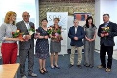 Uczestnicy kongresu Bibliotek Pomorza Zachodniego z okazji 100-lecia Stowarzyszenia Bibliotekarzy Po