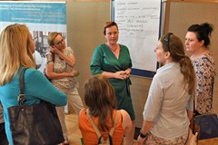 Uczestnicy kongresu Bibliotek Pomorza Zachodniego z okazji 100-lecia Stowarzyszenia Bibliotekarzy Po