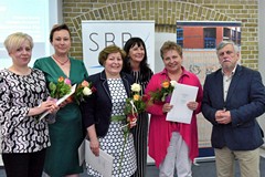 Uczestnicy kongresu Bibliotek Pomorza Zachodniego z okazji 100-lecia Stowarzyszenia Bibliotekarzy Po