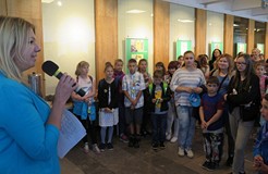 Z-ca Dyrektora Beata Sawa-Jovanoska wita uczestników finału konkursu