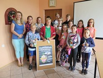 Uczestnicy warsztatów literackich w Będzinie