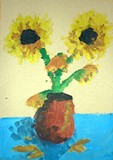 Być jak van Gogh - praca Oliwii K.