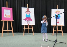 W czasie Powiatowego przegądu dla przedszkolaków 