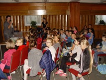 Uczniowie klas IV SP nr 13 w KBP